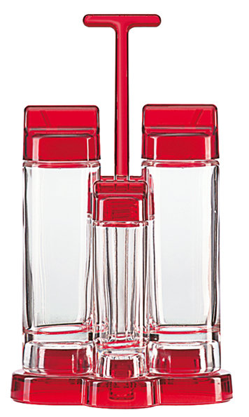 Feeling Condiment Set, Red