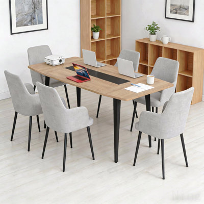 Contemporary Design Boat Shaped Office Table