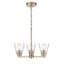Lustre 3 lumières 18 po Strayhan - Or moderne-1913367176