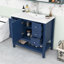 Ensemble de meuble-lavabo simple 36 po avec plateau en céramique Nicolyn