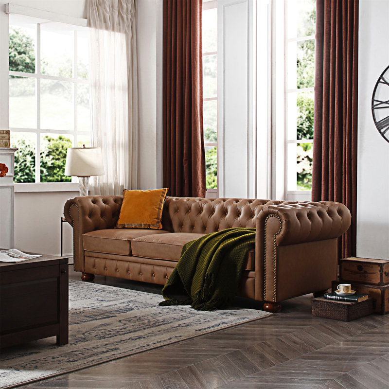 Canapé Chesterfield Gentilly Classic, Brun