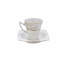 Porcelain Espresso Cup and Saucer