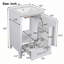 Meuble-lavabo de salle de bain avec lavabo en céramique-292137127