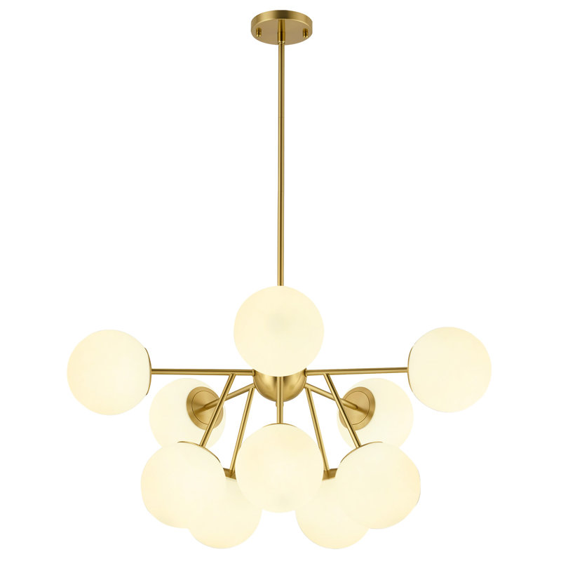 Lustre sphérique Spoutnik à 10 lumières