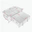 Canapé-lit double en velours de 55 po, dossier réglable avec port USB, poches latérales, canapé-lit convertible 3-en-1, fauteuil de loisir moderne, 2 coussins lombaires, brun clair, convient au salon-1405156379