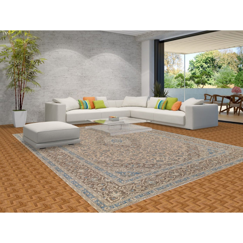 Traditional Wool Area Rug 10x13