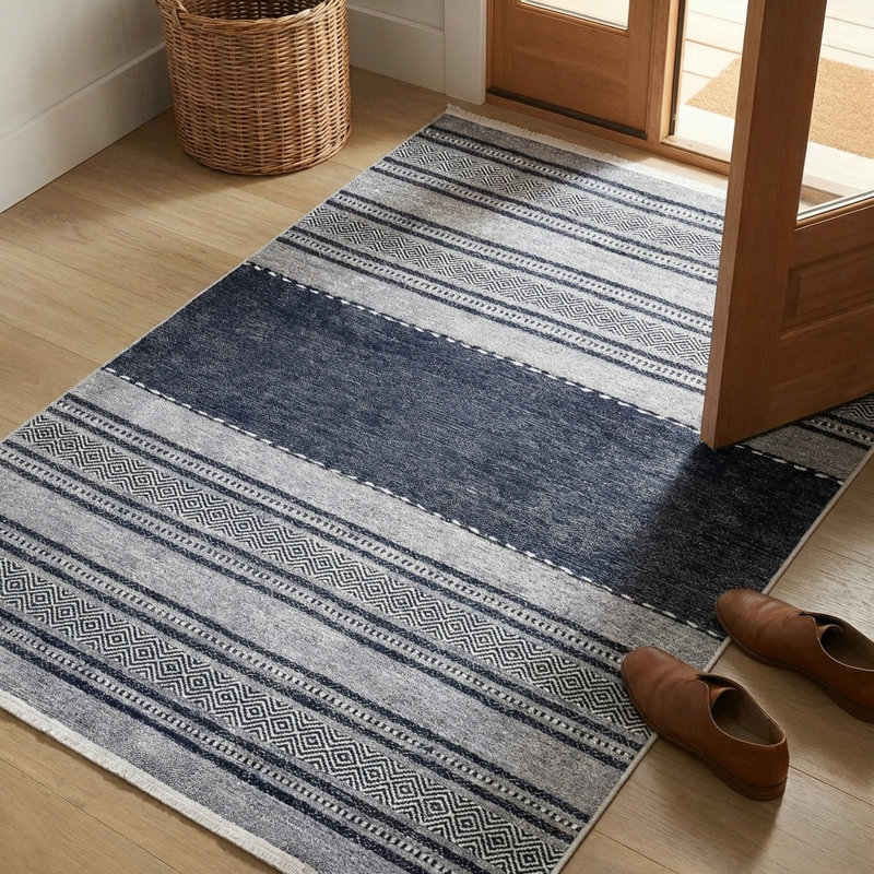 Tapis marocain Thambiah, Rectangle 4 pi x 5 pi 11 po