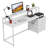 Denfield Desk with Hutch, Drawers, Elevated Monitor Riser Stand, 62.99" W x 19.68" D x 35.43" H-2036538810