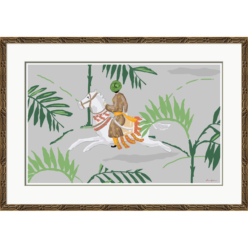 Sultan Rider, Brown Giclee Print by Dana Gibson