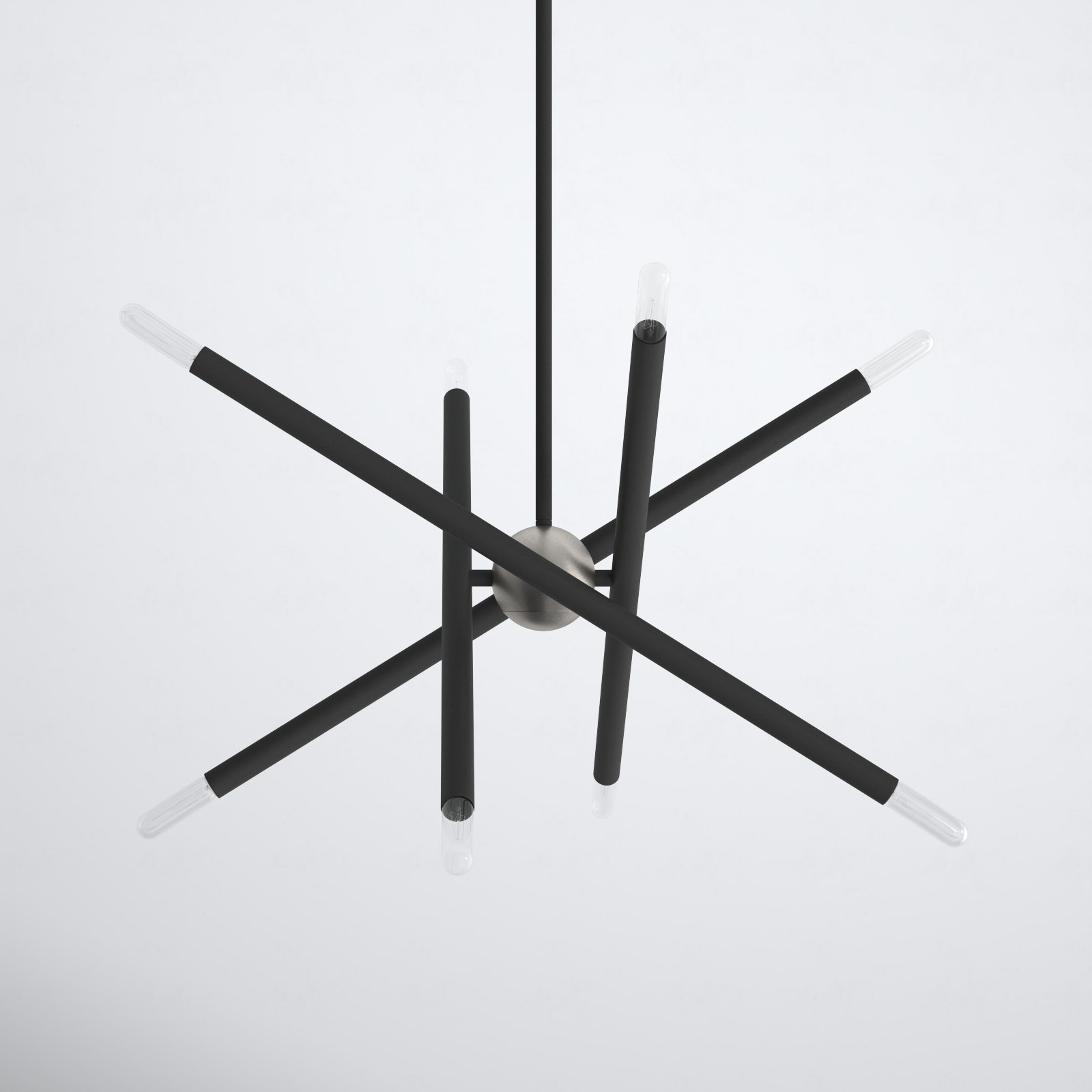 Poco 8 - Light Dimmable Sputnik Chandelier, Scandinavian Gray
