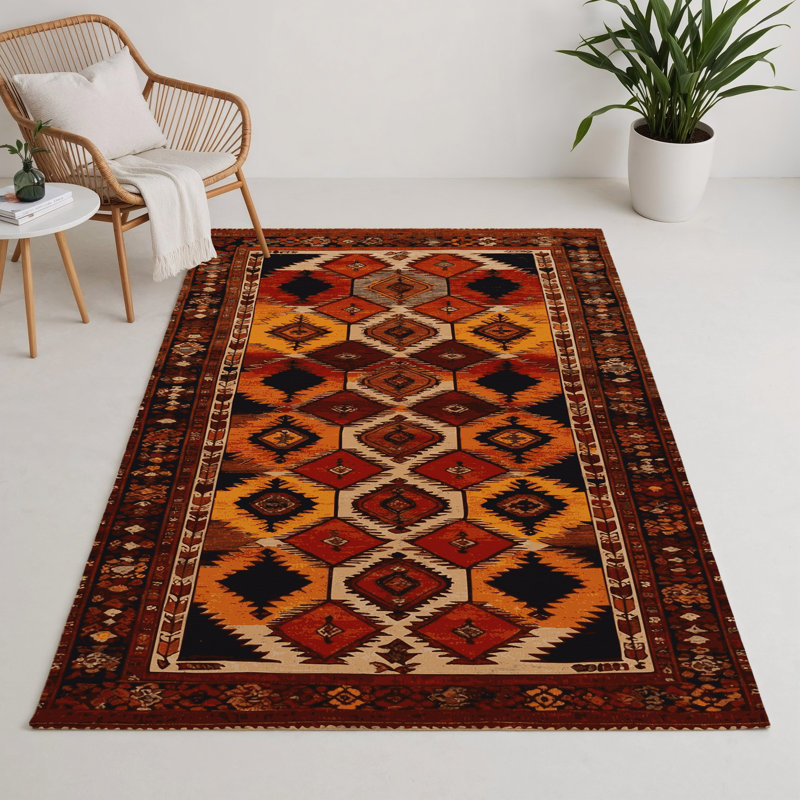 Tapis turc intérieur et extérieur brun, Rectangle 9 pi x 12 pi