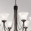 Elba 6 - Light Candle Style Chandelier