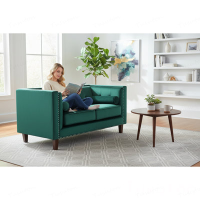 Causeuse capitonnée Chesterfield