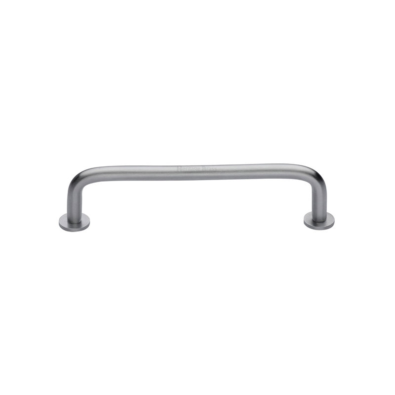 Heritage Brass Heritage Cabinet Pull Wire Design with Rose, 104cm L x 8cm W, Satin Chrome