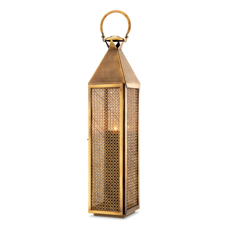 Festival Tabletop Lantern, 44.88" H x 9.06" W x 9.45" D