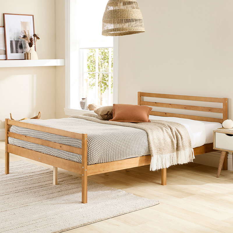 Mareike Bed, Brown, Double (4'6)