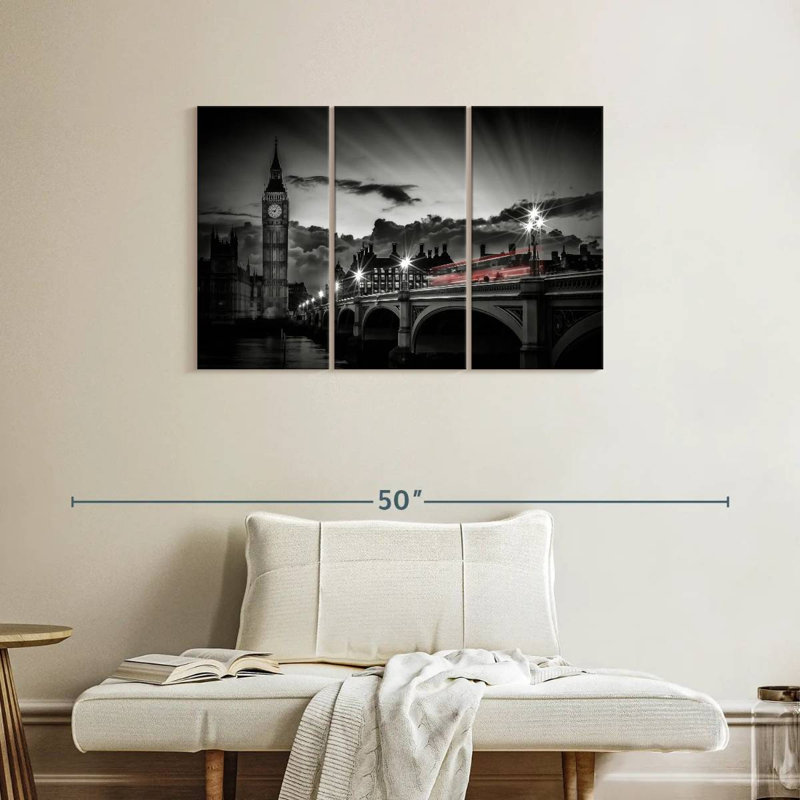 Sireci Westminster Bridge Sunset, 24" H x 38" W