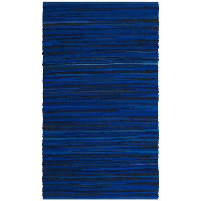 Burkhart Rug Hand Woven Cotton Striped Rug