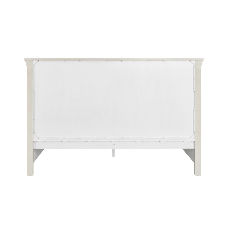 Birchaven Panel Panel Bed King, Ivory, King