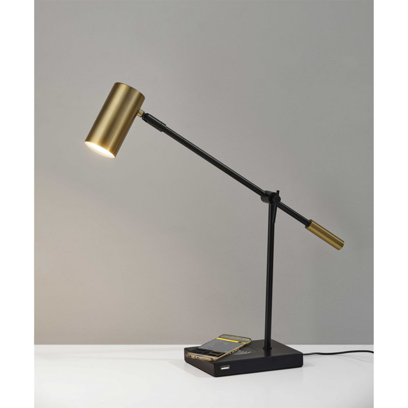 Lampe de table 22,25 po noire