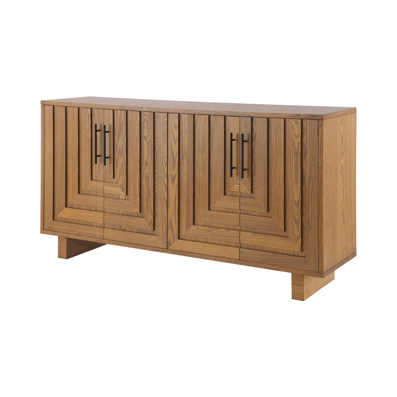 Buffet 4 portes Lyra, Naturel