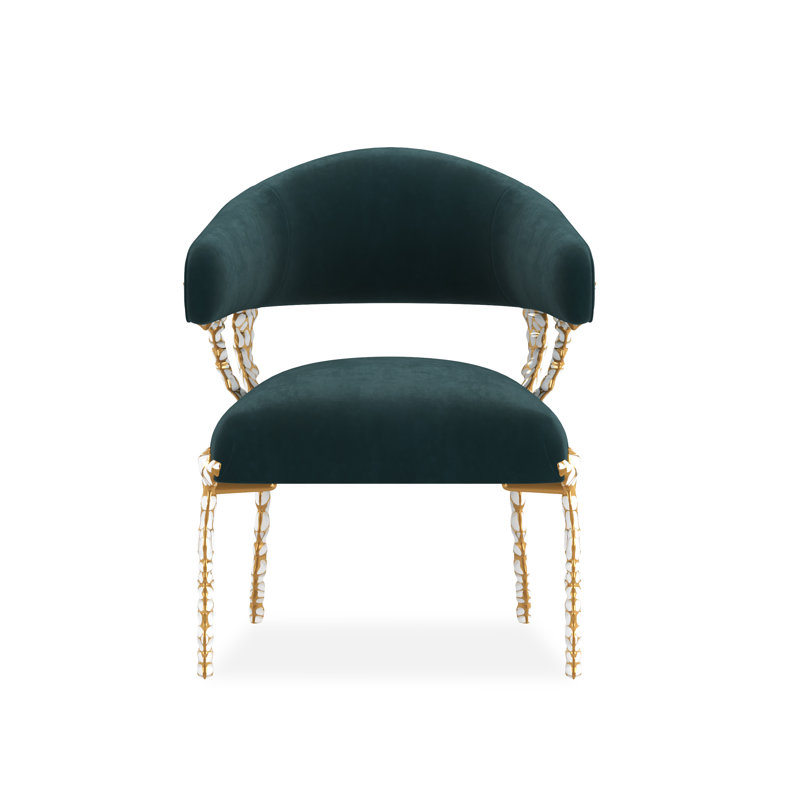 Glimmer Of Hope Barrel Chair, Green