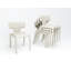 Chaise empilable en T, ensemble de 4