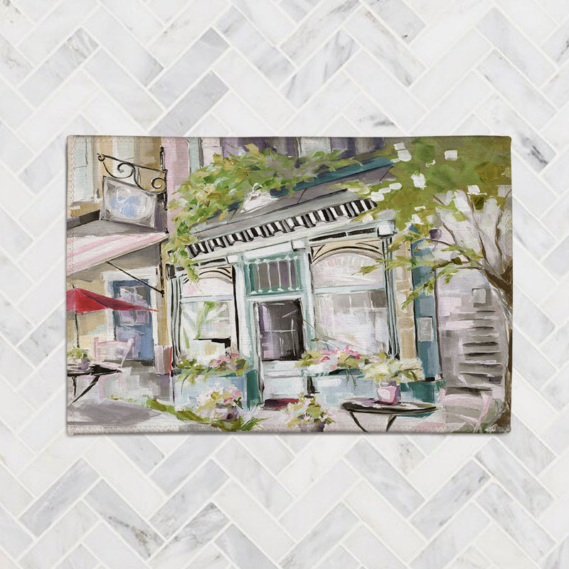 A Walk In Paris Chenille Indoor Rug, Rectangle 5' x 7'