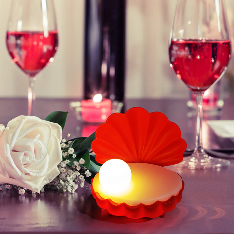 Douce perle de rêve douce et petite veilleuse pour enfants, Red