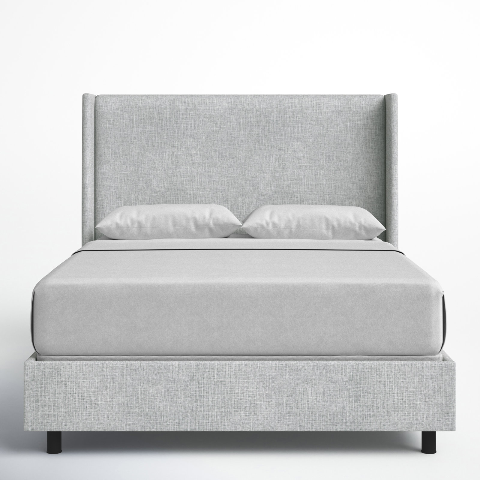 Tilly Upholstered Bed, California King, Zuma Pumice Textured Linen