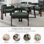 Fauteuil en tissu chenille avec dossier ouvert-796738174