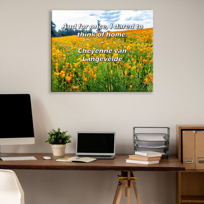 Astoria Grand Gallery Wrapped Canvas By Warren Mitchell: "In case of doubt, do a little more than you