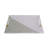 Decorative Serving Tray, Gold Handles, 14 Inch Frosted White Acrylic