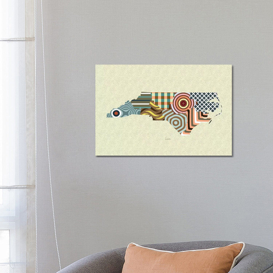 North Carolina State - Wrapped Canvas Print