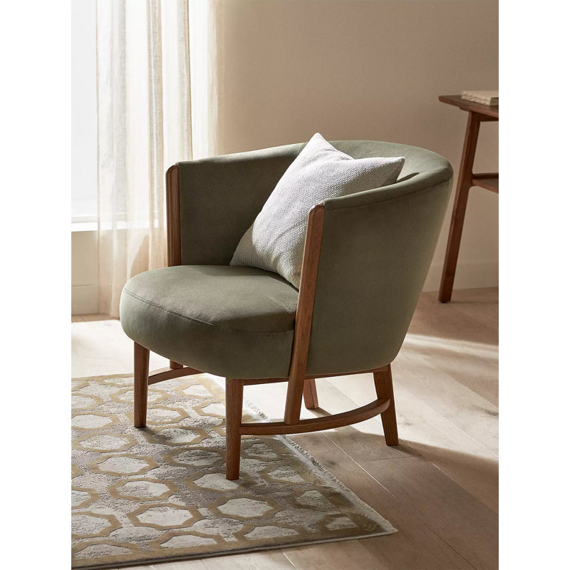 Fauteuil en velours de 30 po Ingvaldur