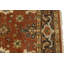 Tapis tribal orange foncé 6 x 10 Indo-Mahal
