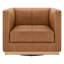 Chaise d'appoint pivotante rembourrée-922128096