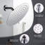 Pomme de douche large et large pour la salle de bain avec jet de pluie pivotant à haute pression de 1,8 gal / min-104597192