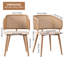 43cm H Low Back Armchair in Brown