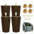 Abbye 4 Square Walnut Wood Legs-92916450