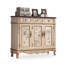 Banc de rangement blanc en bois manufacturé