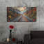 «Fall Railroad Landscape» par Rey Klimt, art mural en métal