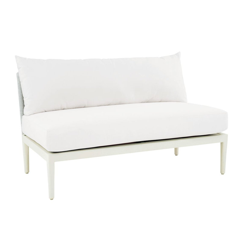 Nevis Outdoor 2 - Seat Loveseat, Linen Parchment