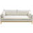 Langham Aldiana 89.5" Linen Textured Fabric Sofa-98536637