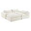 Canapé entièrement compressé avec mousse haute densité, dossier et coussin de siège intégrés, bordure décorative, combinaison libre-1085916263