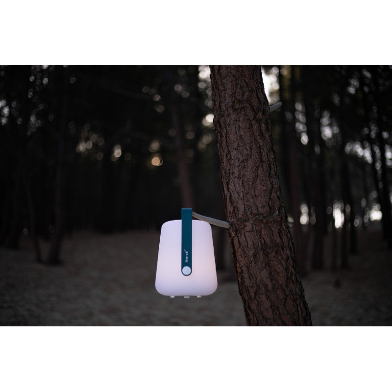 Lampe Balad, Bleu Acapulco, H 15 po x l 11 po x P 11 po