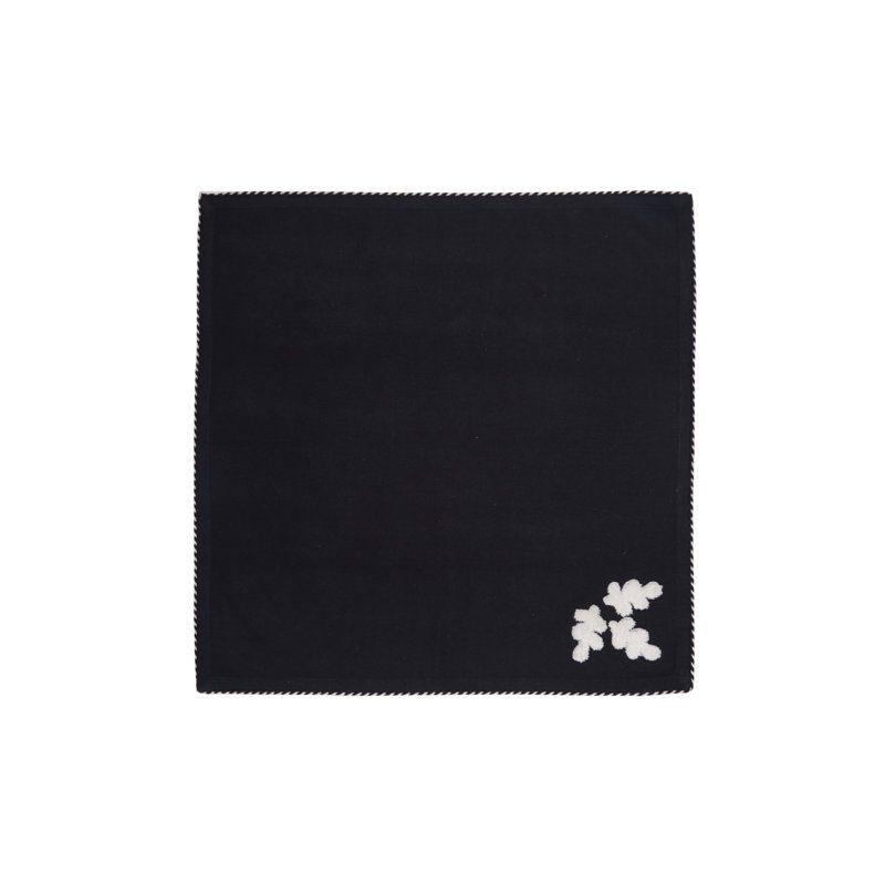 Nordic Merry Napkin Set of 4, Black