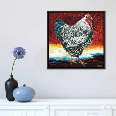 «Fancy Chicken I», impression sur toile tendue