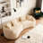 Curved Compressed Sofa-397281034