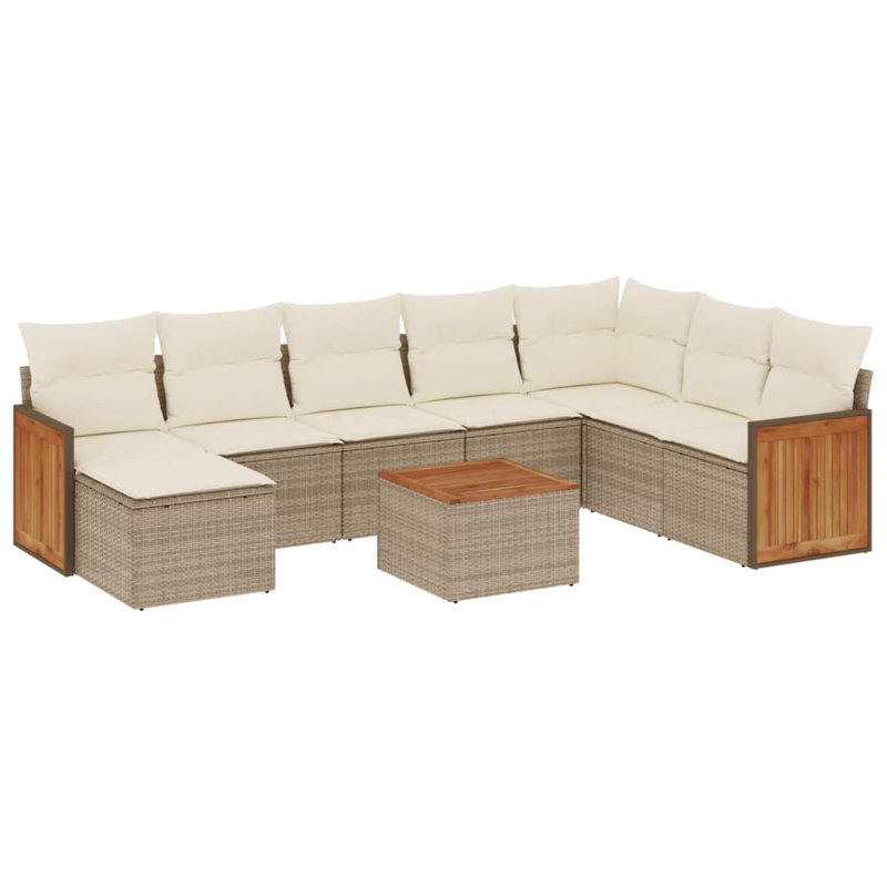 Ensemble de canapé de jardin Vidaxl